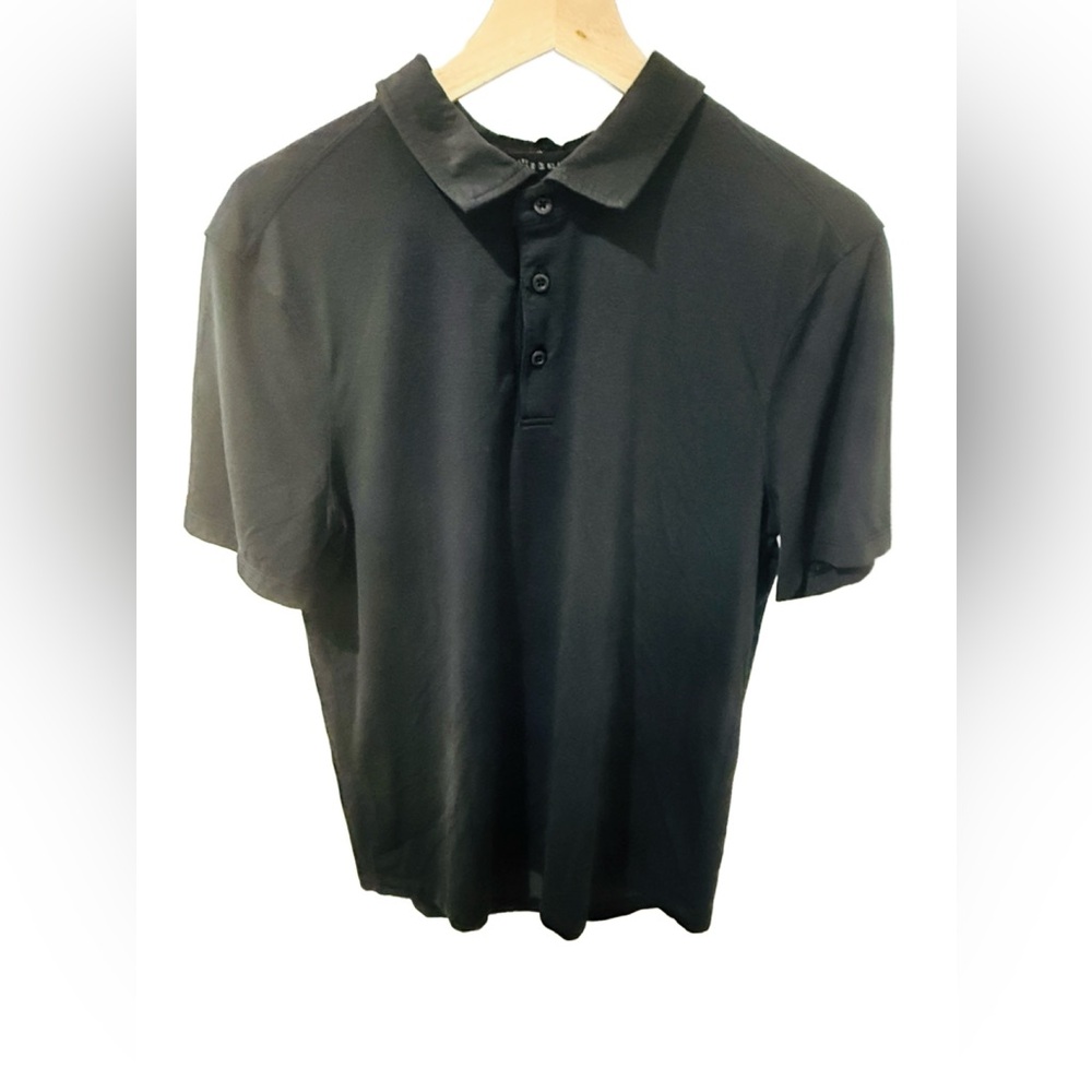lululemon athletica Black Polo Shirt